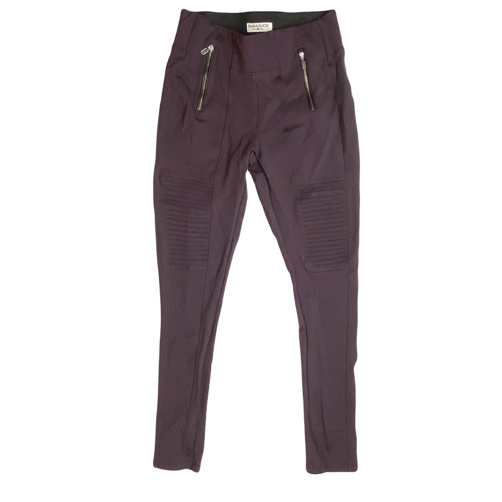 PARASUCO Denim Jean Plum Zipper Front Pocket Legging Jegging